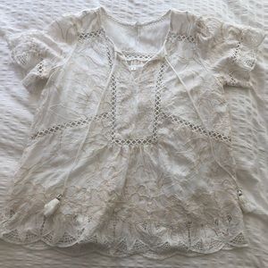 Featherbone for Anthropologie Blouse NWOT